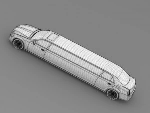 limusin lancia thema Model 3D