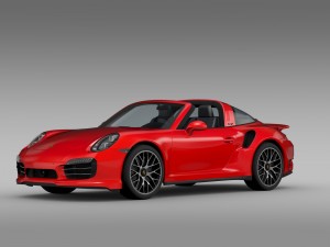 porsche 911 turbo s targa 991 2016 3D Model