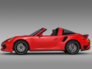 porsche 911 turbo s targa 991 2016 3D Model