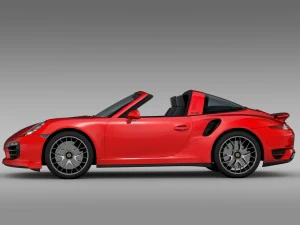 porsche 911 turbo s targa 991 2016 3D Model