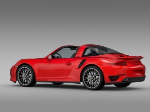 porsche 911 turbo s targa 991 2016 3D Model