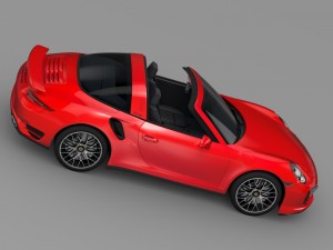 porsche 911 turbo s targa 991 2016 3D Model