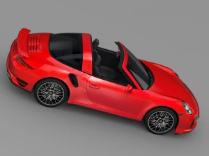 porsche 911 turbo s targa 991 2016 3D Model
