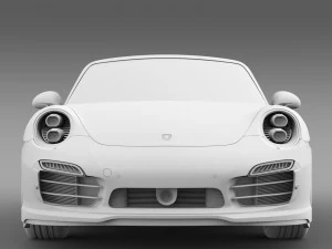 porsche 911 turbo s targa 991 2016 3D Model