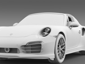 porsche 911 turbo s targa 991 2016 3D Model