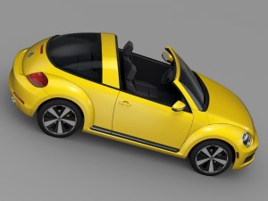 vw beetle targa 2016 3D-Modell