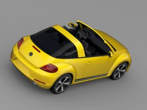 vw beetle targa 2016 3D Model