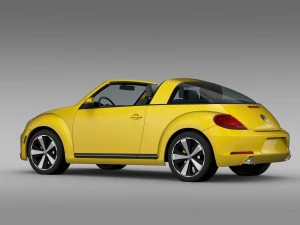 vw beetle targa 2016 3D Model