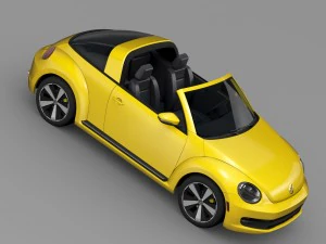 vw beetle targa 2016 3D Model