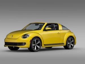 vw beetle targa 2016 3D Model
