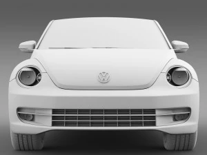 vw beetle targa 2016 3D Model