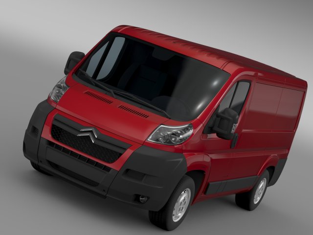 citroen jumper 250 l1h1 2006 -2014 3D Model .c4d .max .obj .3ds .fbx .stl .blend 