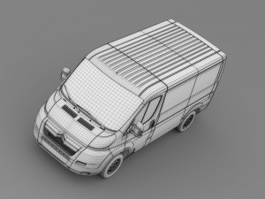 citroen jumper 250 l1h1 2006 -2014 3D Model