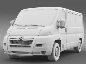 citroen jumper 250 l2h1 2006 -2014 3D Model