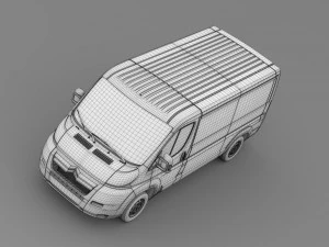 citroen jumper 250 l2h1 2006 -2014 3D Model