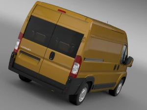 citroen jumper 250 l2h2 2006 - 2014 3D Model