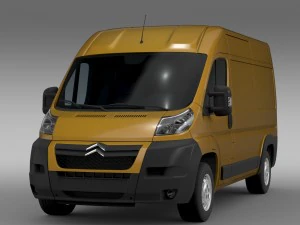 citroen jumper 250 l2h2 2006 - 2014 3D Model
