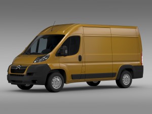 citroen jumper 250 l2h2 2006 - 2014 Modello 3D