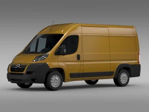 citroen jumper 250 l2h2 2006 - 2014 3D Model