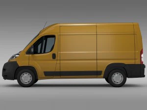 citroen jumper 250 l2h2 2006 - 2014 3D Model
