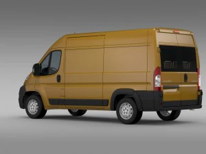 citroen jumper 250 l2h2 2006 - 2014 3D Model