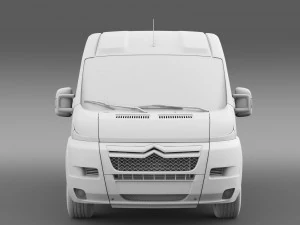 citroen jumper 250 l2h2 2006 - 2014 3D Model