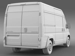 citroen jumper 250 l2h2 2006 - 2014 3D Model