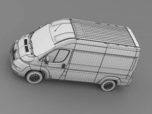 citroen jumper 250 l2h2 2006 - 2014 3D Model