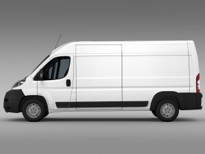 citroen jumper 250 l3h2 2006 -2014 3D Модель