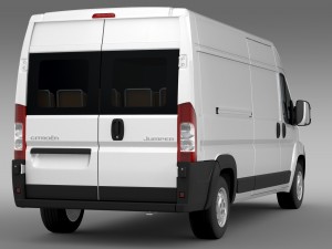 citroen jumper 250 l3h2 2006 -2014 3D Модель