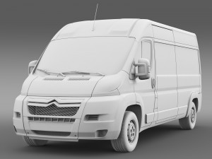 citroen jumper 250 l3h2 2006 -2014 3D Модель