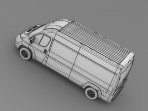 citroen jumper 250 l3h2 2006 -2014 3D Модель