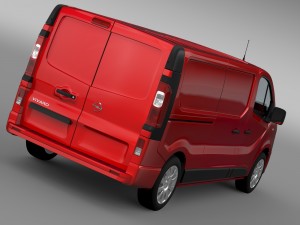 opel vivaro 2015 l2h1 3D Model