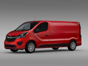 opel vivaro 2015 l2h1 3D Model