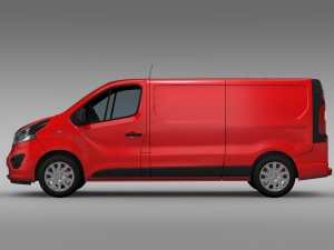 opel vivaro 2015 l2h1 3D Model