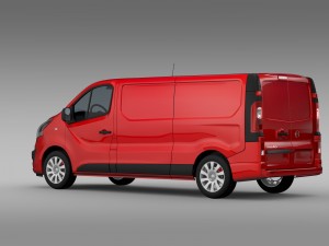 opel vivaro 2015 l2h1 3D Model
