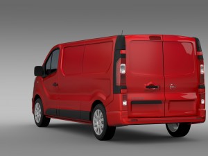 opel vivaro 2015 l2h1 3D Model