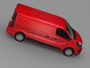 opel vivaro 2015 l2h1 3D Model