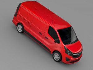 opel vivaro 2015 l2h1 3D Model
