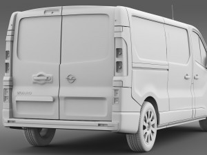opel vivaro 2015 l2h1 3D Model