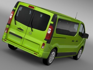 opel vivaro window van 2015 l2h1 3D-Modell