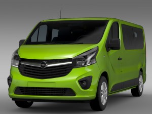 opel vivaro window van 2015 l2h1 3D-Modell