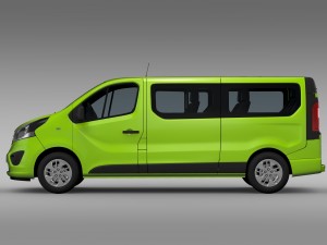 opel vivaro window van 2015 l2h1 3D-Modell