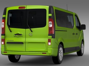 opel vivaro window van 2015 l2h1 3D-Modell