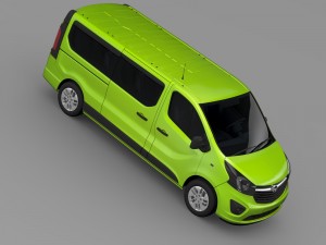 opel vivaro window van 2015 l2h1 3D-Modell