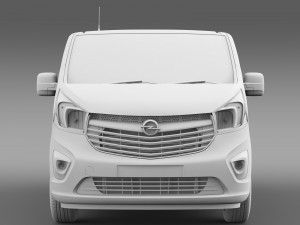 opel vivaro window van 2015 l2h1 3D-Modell