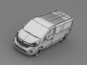opel vivaro window van 2015 l2h1 3D-Modell