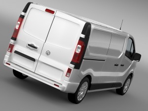 vauxhall vivaro 2015 l2h1 3D Model