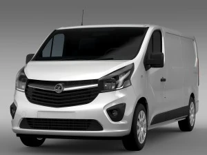 vauxhall vivaro 2015 l2h1 3D Model