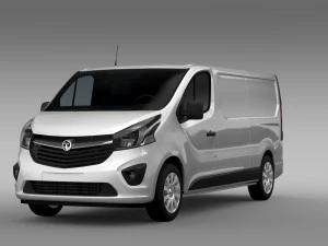vauxhall vivaro 2015 l2h1 3D Model